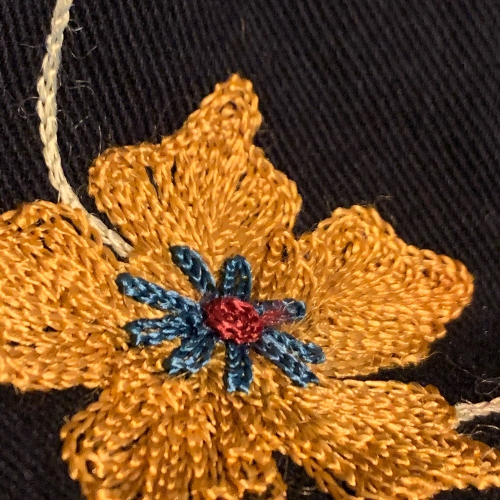 XL embroidered black casual jacket - Picture 9 of 14